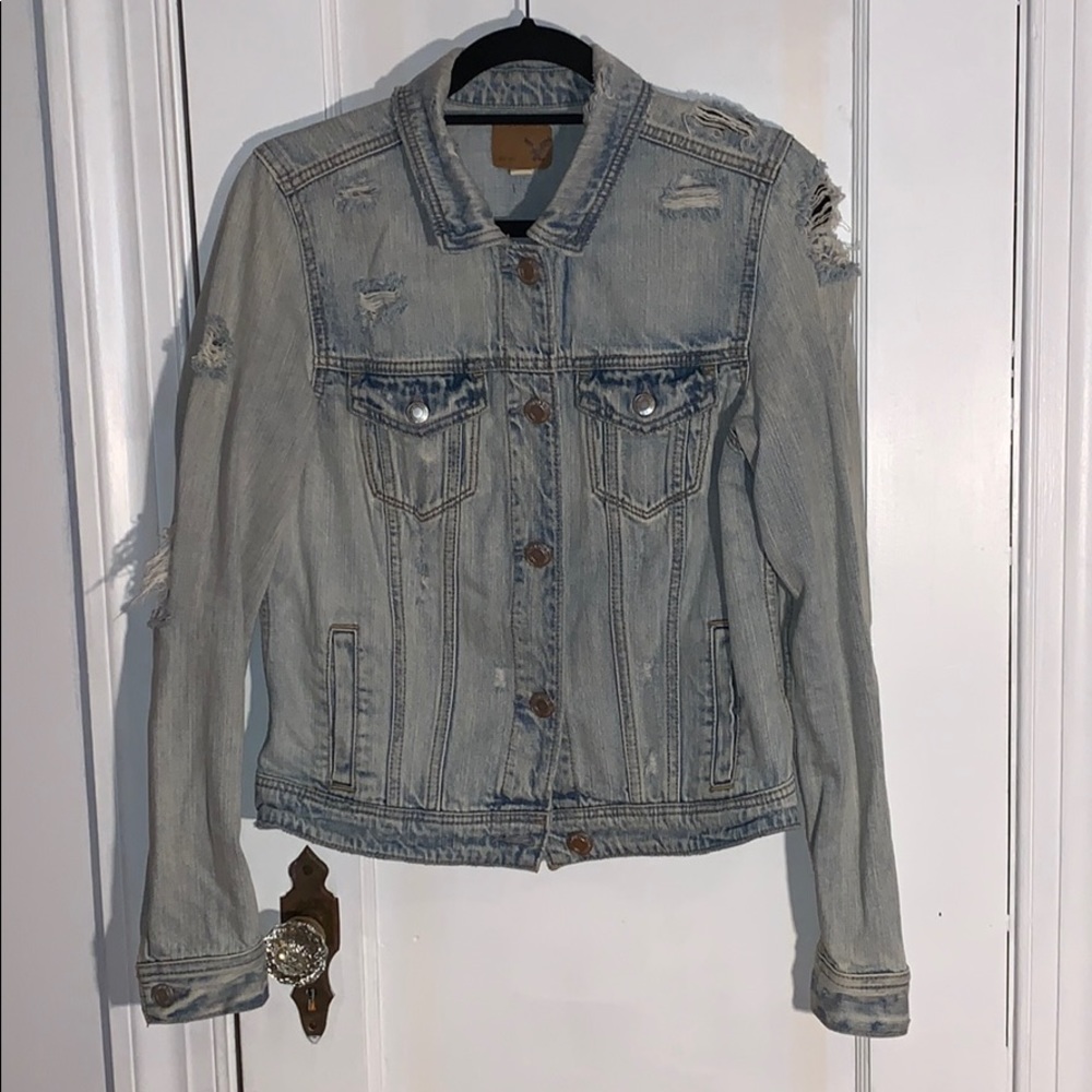 Destressed Demin Jacket